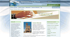 Desktop Screenshot of elezioni.sm